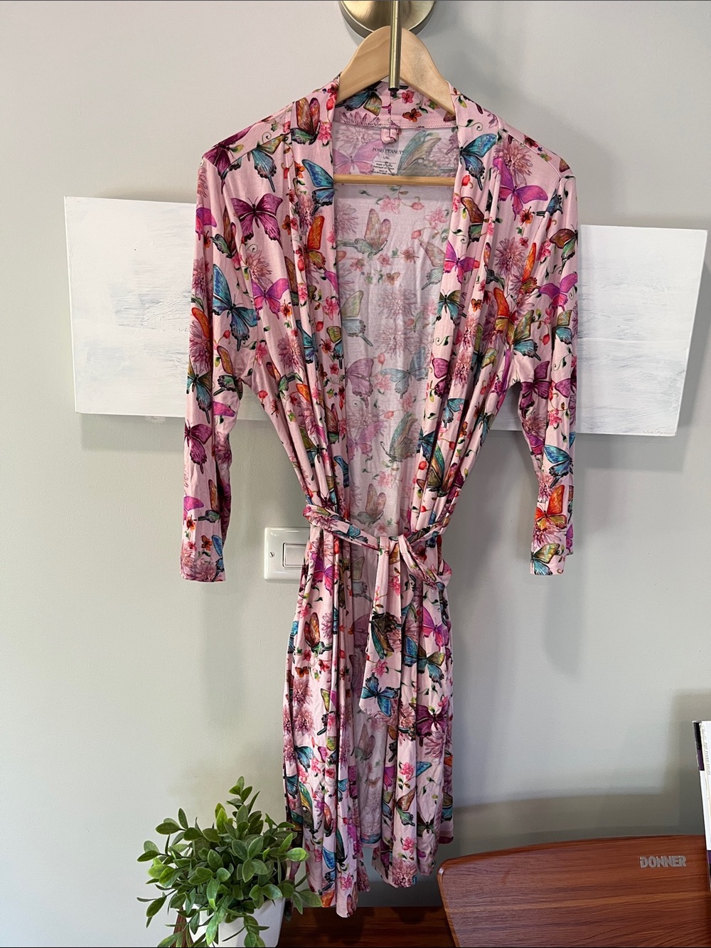 Posh Peanut Pink Bamboo Robe